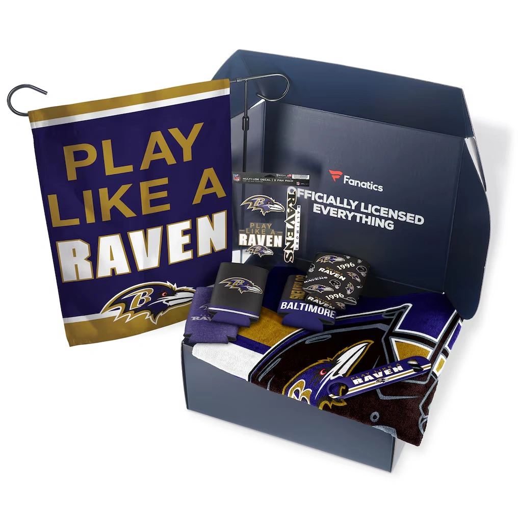 Fanatics Baltimore Ravens Tailgate Game Day Essentials Gift Box