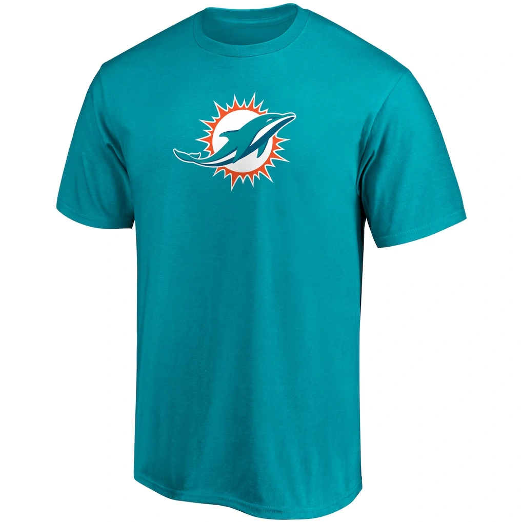 Men's Miami Dolphins Tua Tagovailoa Fanatics Aqua Player Icon Name & Number T-Shirt