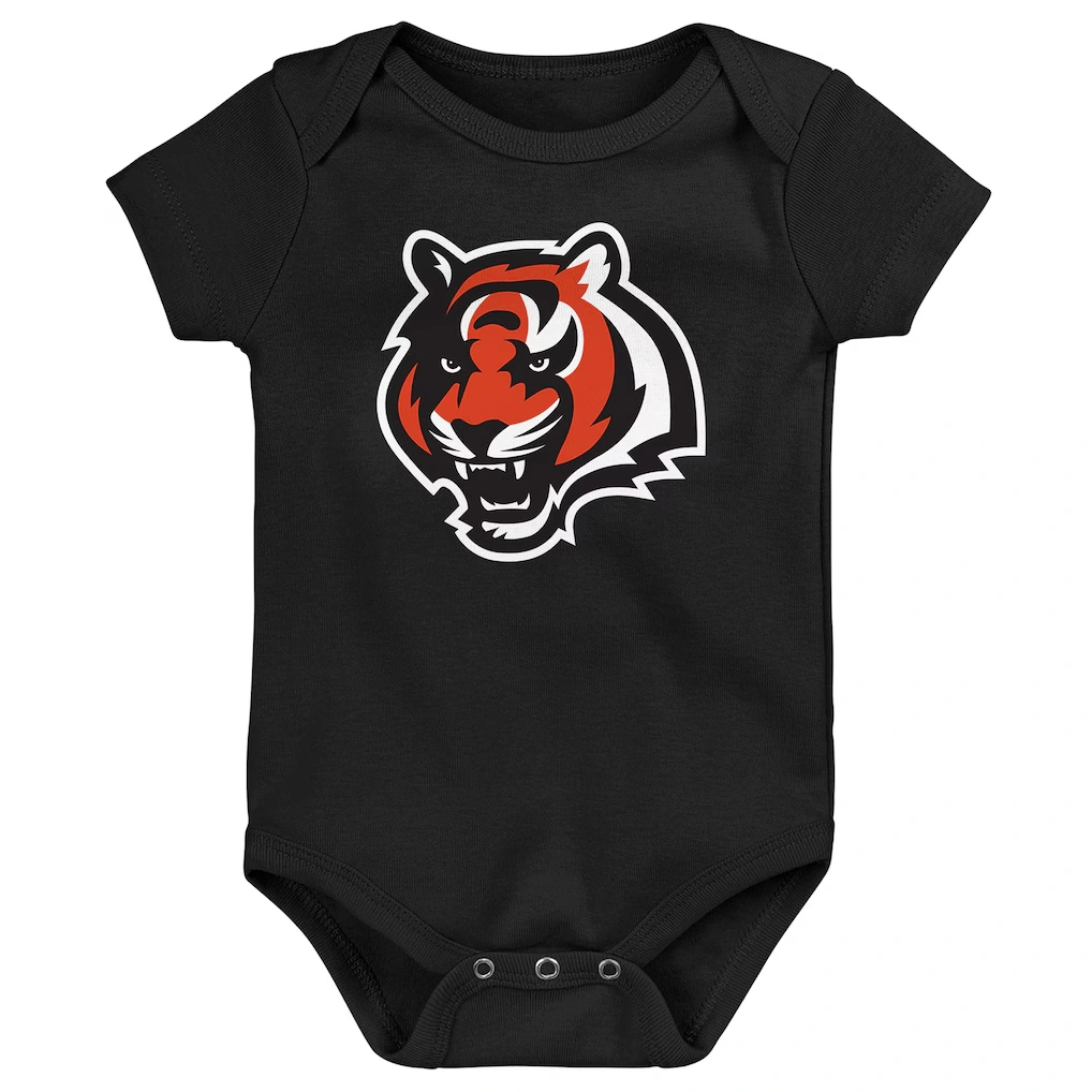 Newborn Cincinnati Bengals Outerstuff Little Tike 3-Piece Bodysuit Set