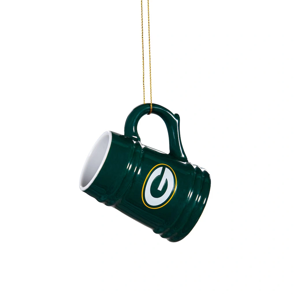 Green Bay Packers Two-Pack 3" Mini Stein Ornament Set