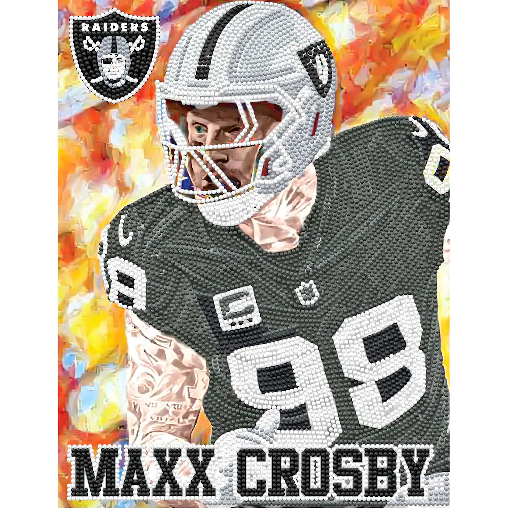 Las Vegas Raiders Maxx Crosby Diamond Painting Craft Kit