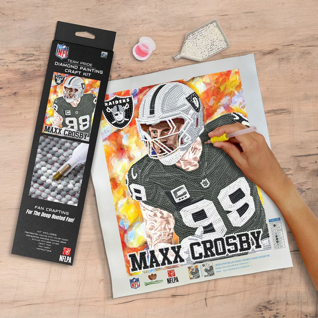 Las Vegas Raiders Maxx Crosby Diamond Painting Craft Kit