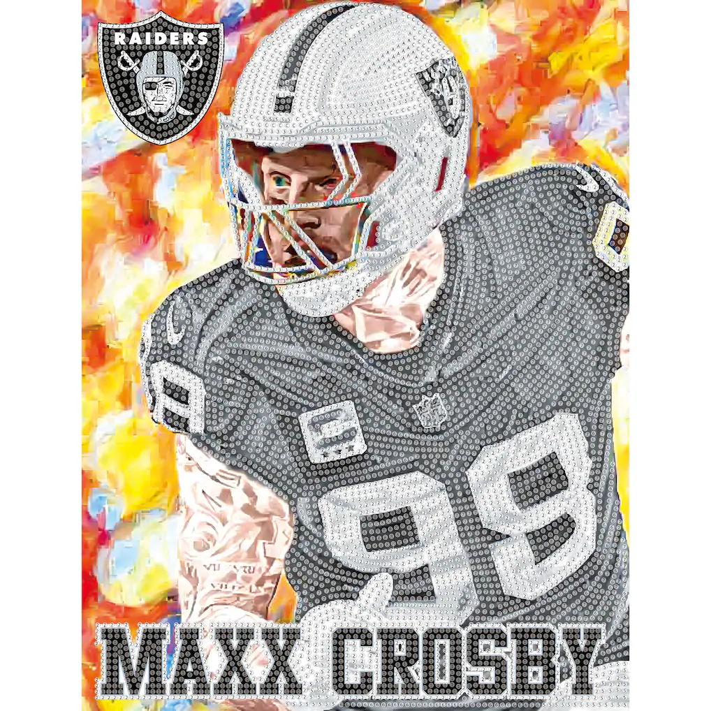 Las Vegas Raiders Maxx Crosby Diamond Painting Craft Kit
