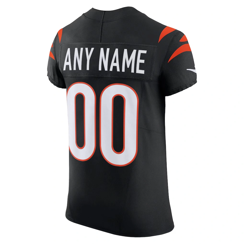 Men's Cincinnati Bengals Nike Black Team Vapor F.U.S.E. Elite Custom Jersey