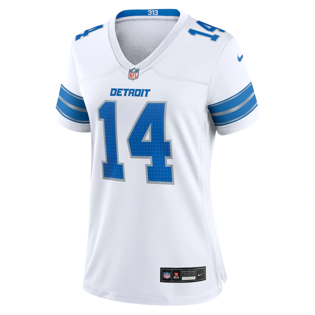 Women's Detroit Lions Amon-Ra St. Brown Nike White White Game Jersey
