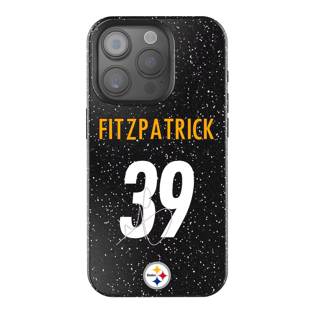 Pittsburgh Steelers Minkah Fitzpatrick Keyscaper Black Bling iPhone Case
