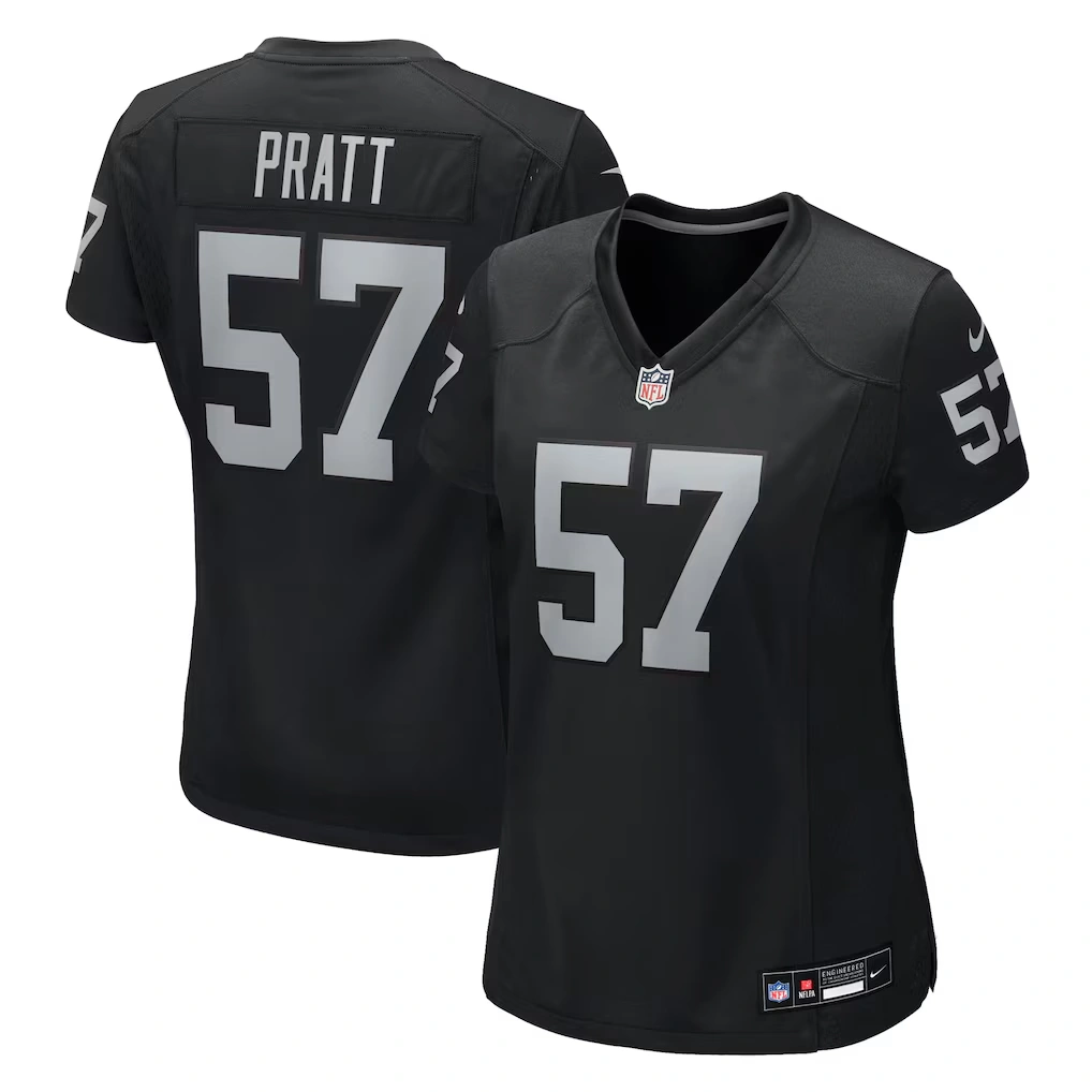 Women's Las Vegas Raiders Germaine Pratt Nike Black Team Game Jersey