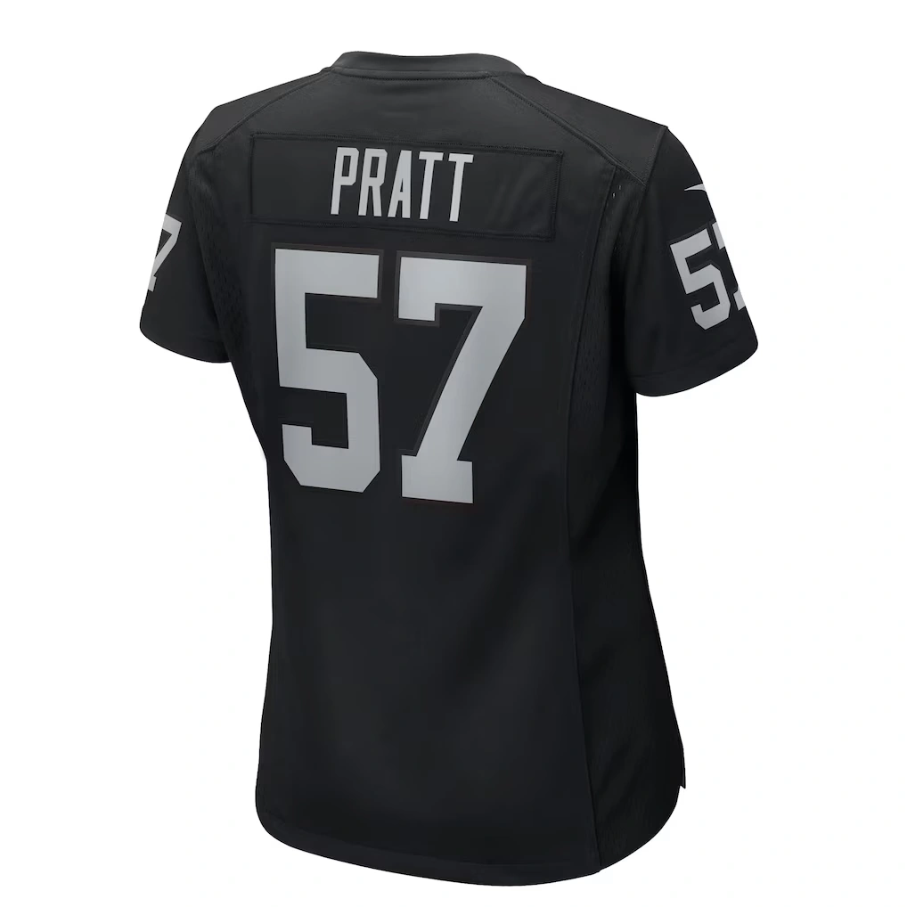 Women's Las Vegas Raiders Germaine Pratt Nike Black Team Game Jersey