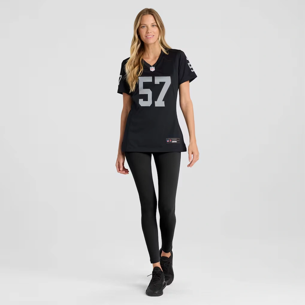 Women's Las Vegas Raiders Germaine Pratt Nike Black Team Game Jersey