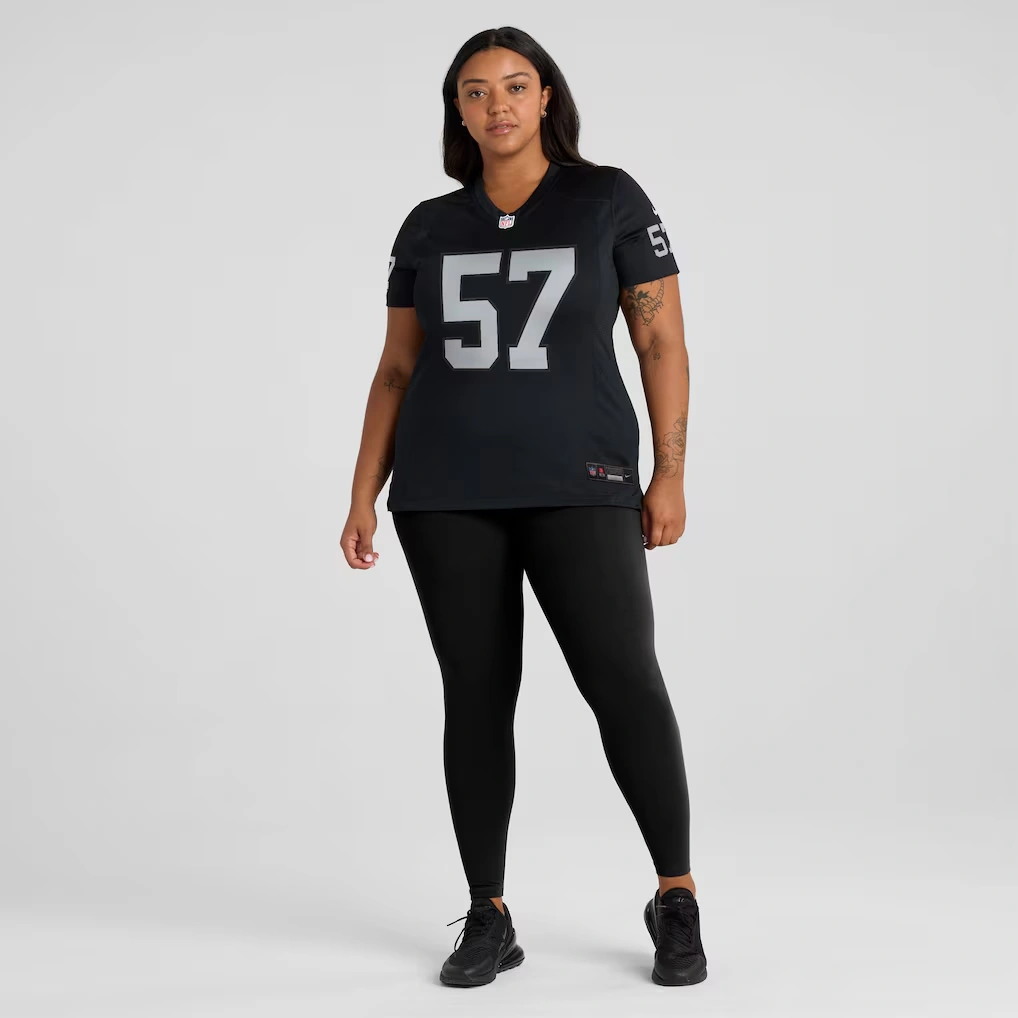 Women's Las Vegas Raiders Germaine Pratt Nike Black Team Game Jersey