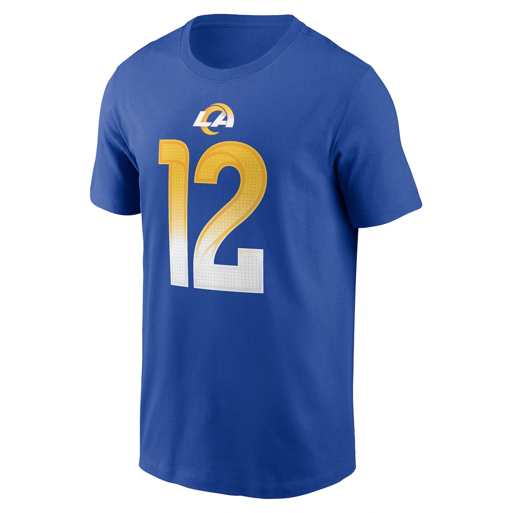 Men's Los Angeles Rams Puka Nacua Nike Royal Player Name & Number T-Shirt