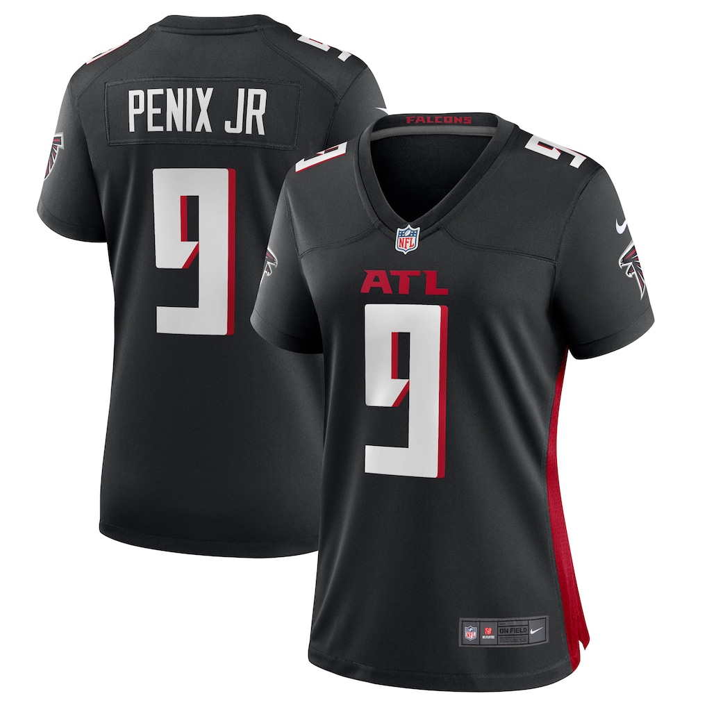 Women's Atlanta Falcons Michael Penix Jr. Nike Black Game Jersey