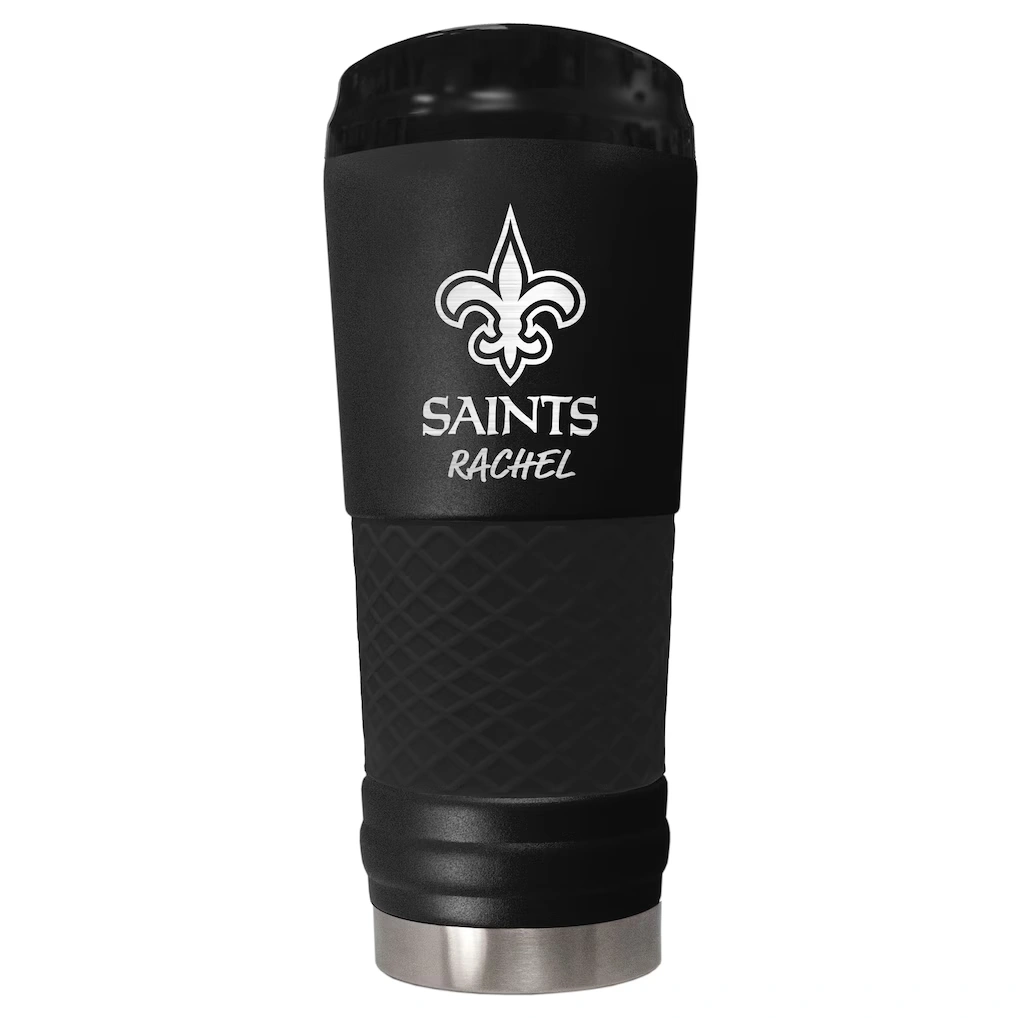 New Orleans Saints Black 24oz. Personalized Stealth Draft Beverage Cup