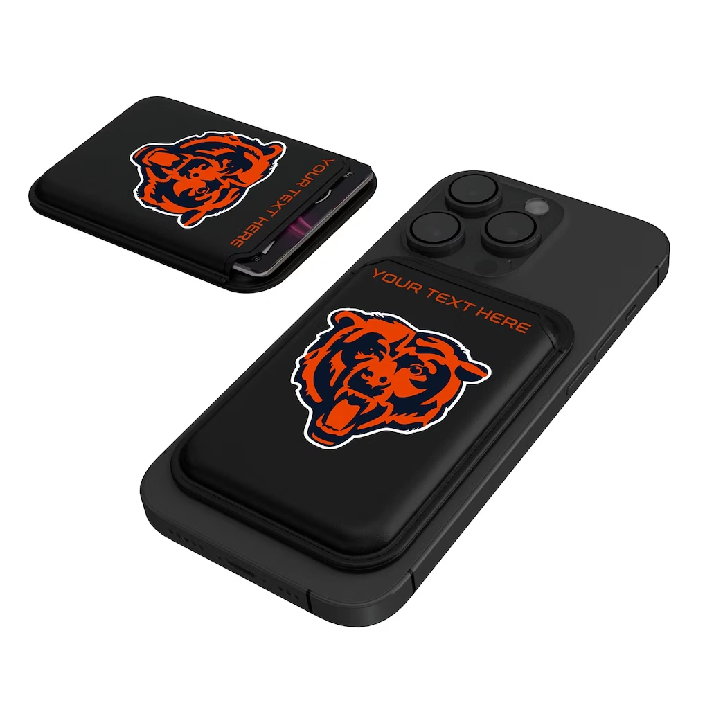Chicago Bears Keyscaper Personalized Insignia Magnetic Credit Card Wallet