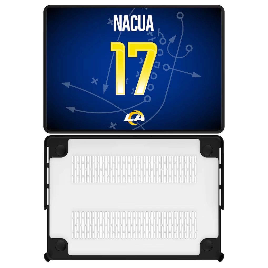 Los Angeles Rams Puka Nacua Keyscaper MacBook Case