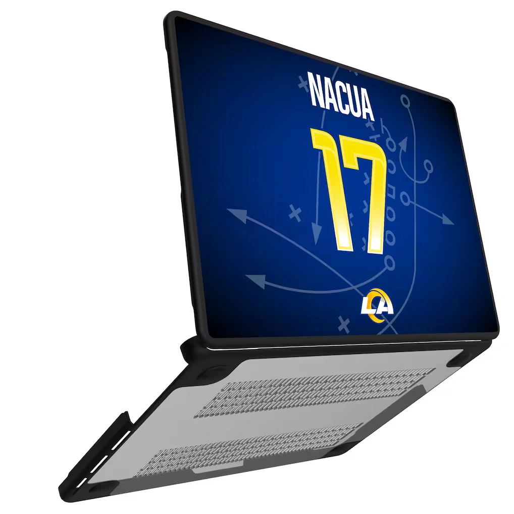 Los Angeles Rams Puka Nacua Keyscaper MacBook Case