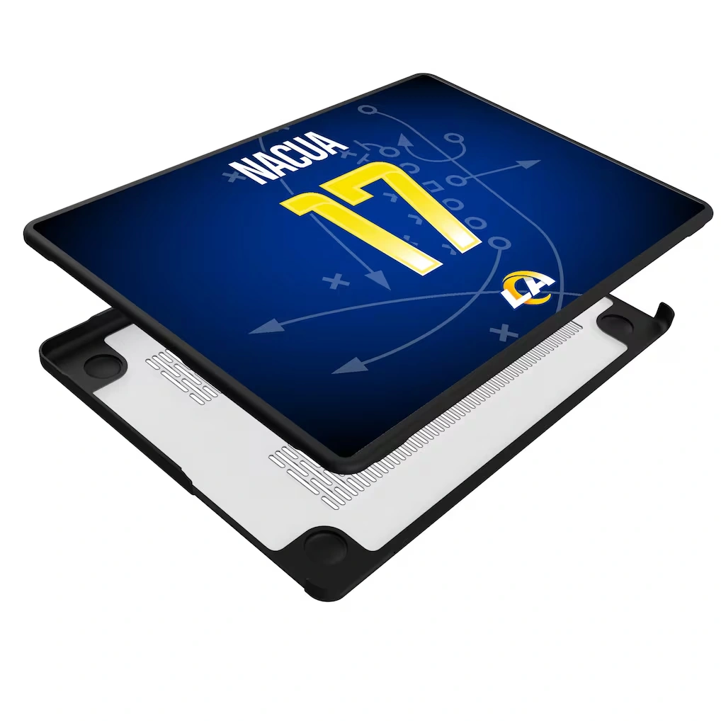 Los Angeles Rams Puka Nacua Keyscaper MacBook Case