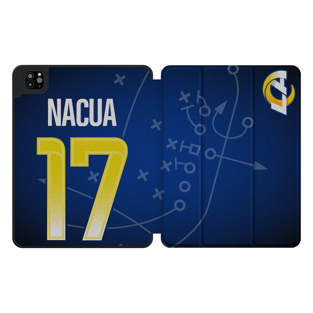 Los Angeles Rams Puka Nacua Keyscaper iPad Tablet Case