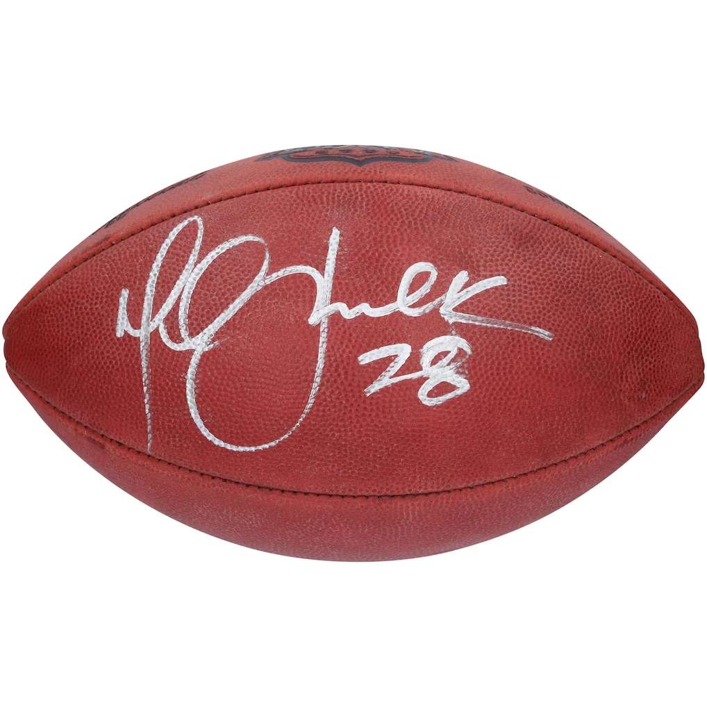 Autographed St. Louis Rams Marshall Faulk Fanatics Authentic Super Bowl XXXIV Pro Football