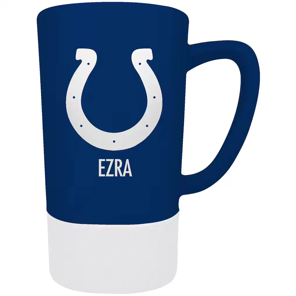 Indianapolis Colts Team Logo 16oz. Personalized Laser Etched Jump Mug