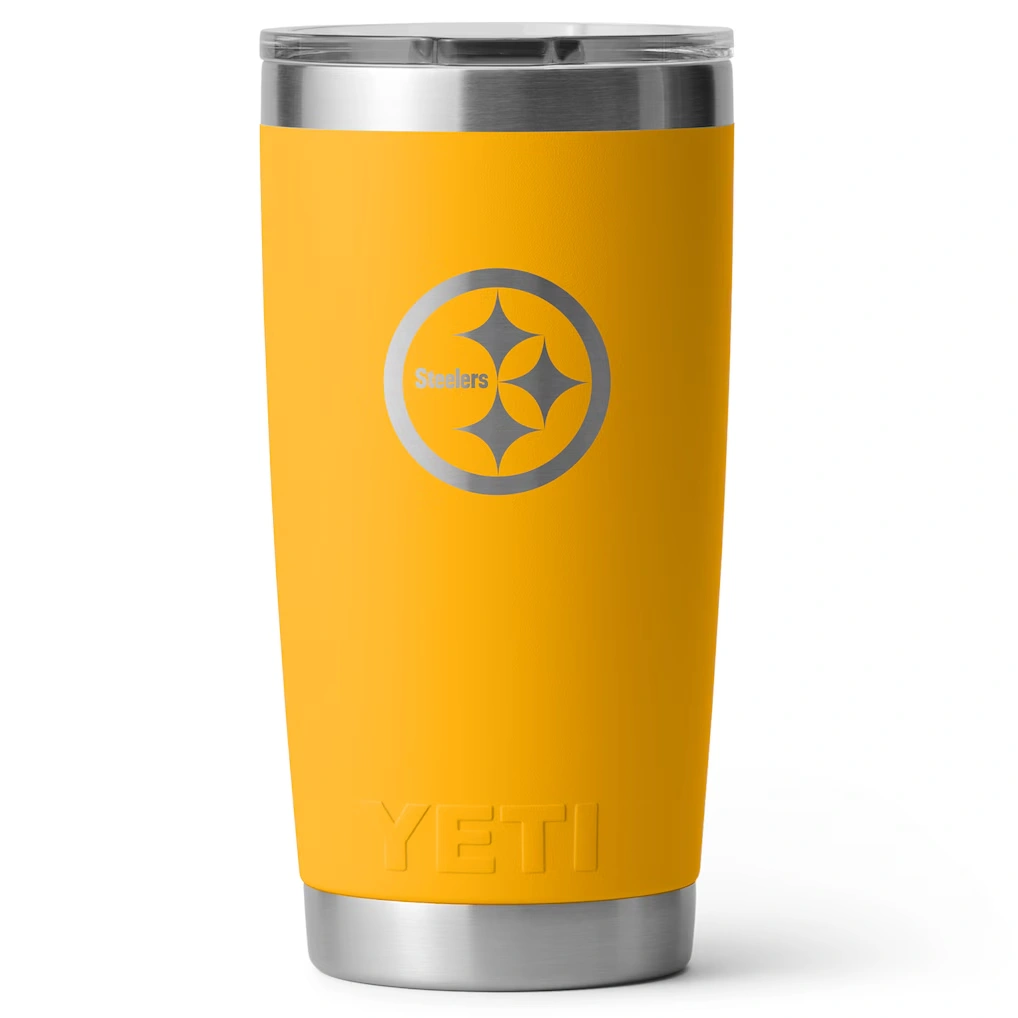 Pittsburgh Steelers YETI 20oz. Rambler Tumbler with Magslider Lid