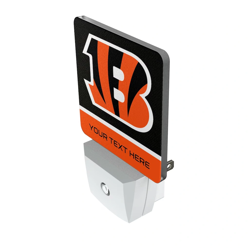 Cincinnati Bengals Personalized 2-Piece Nightlight Set