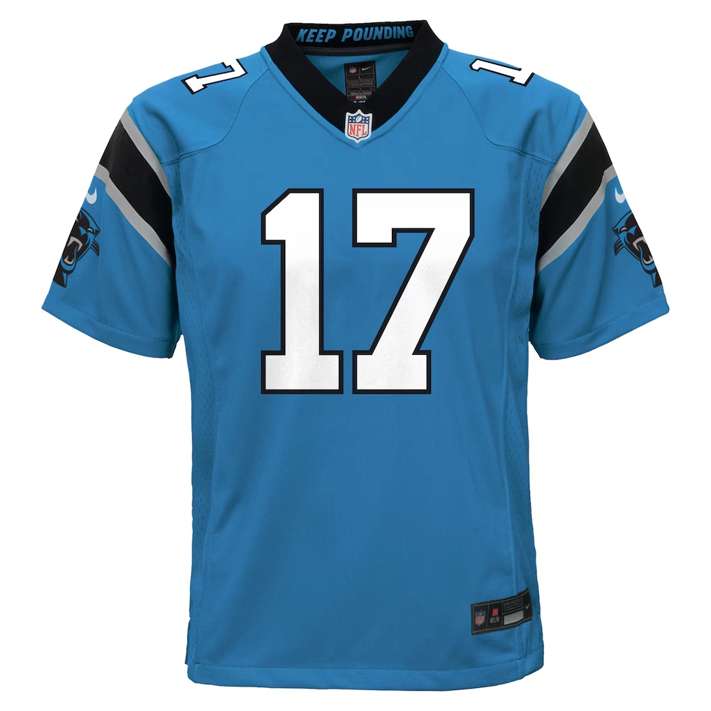 Youth Carolina Panthers Xavier Legette Nike Blue Alternate Game Jersey
