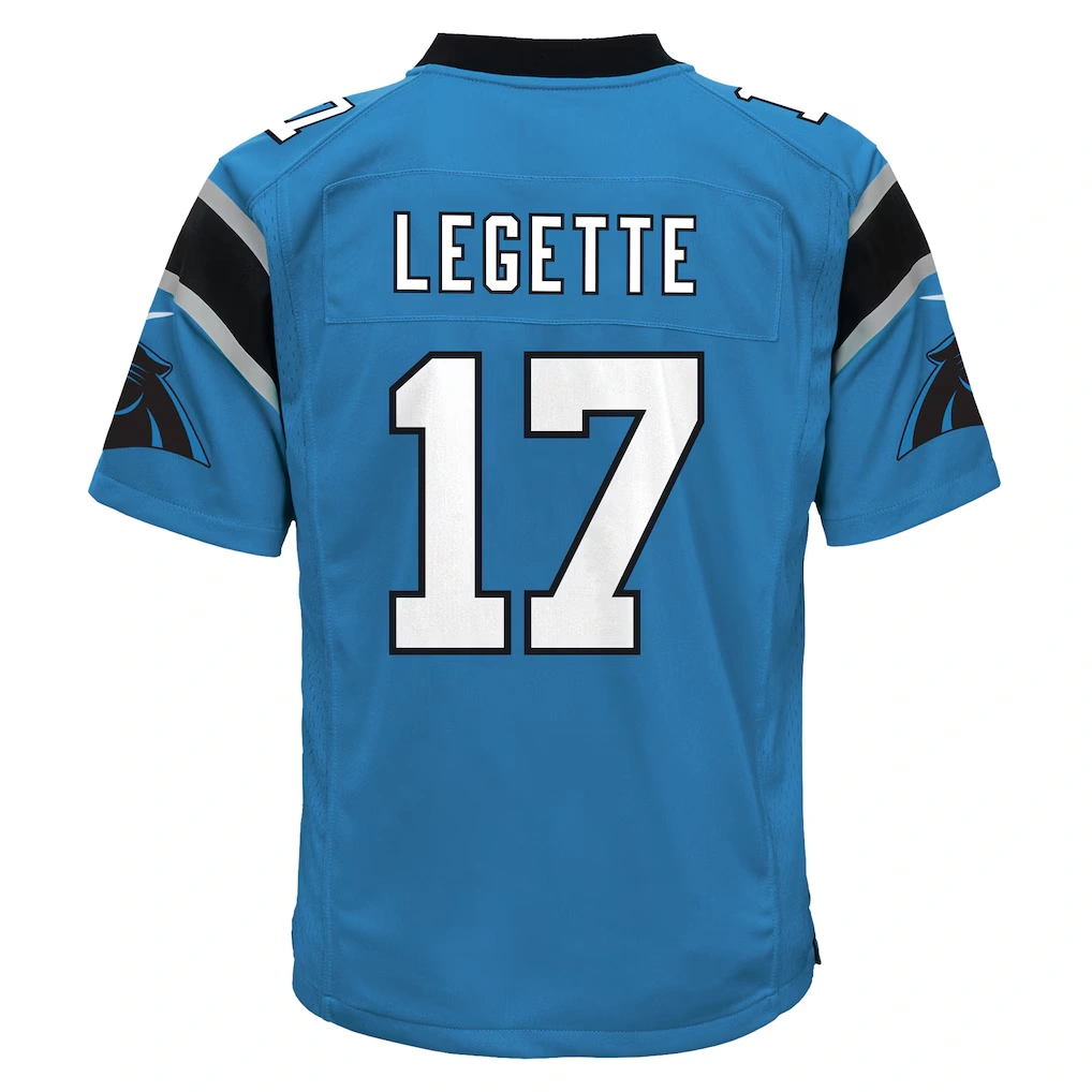 Youth Carolina Panthers Xavier Legette Nike Blue Alternate Game Jersey 3 Youth Carolina Panthers Xavier Legette Nike Blue Alternate Game Jersey