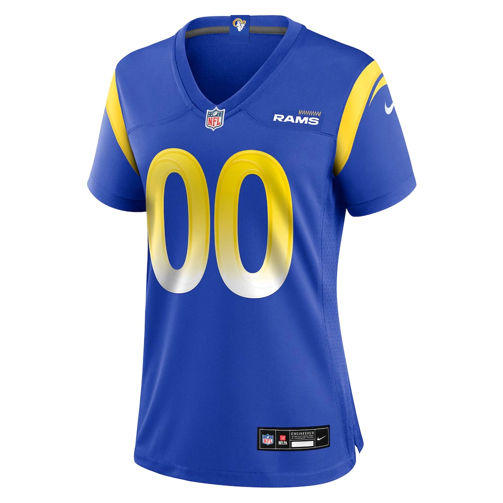 Women's Nike Los Angeles Rams Royal Custom Game Jersey