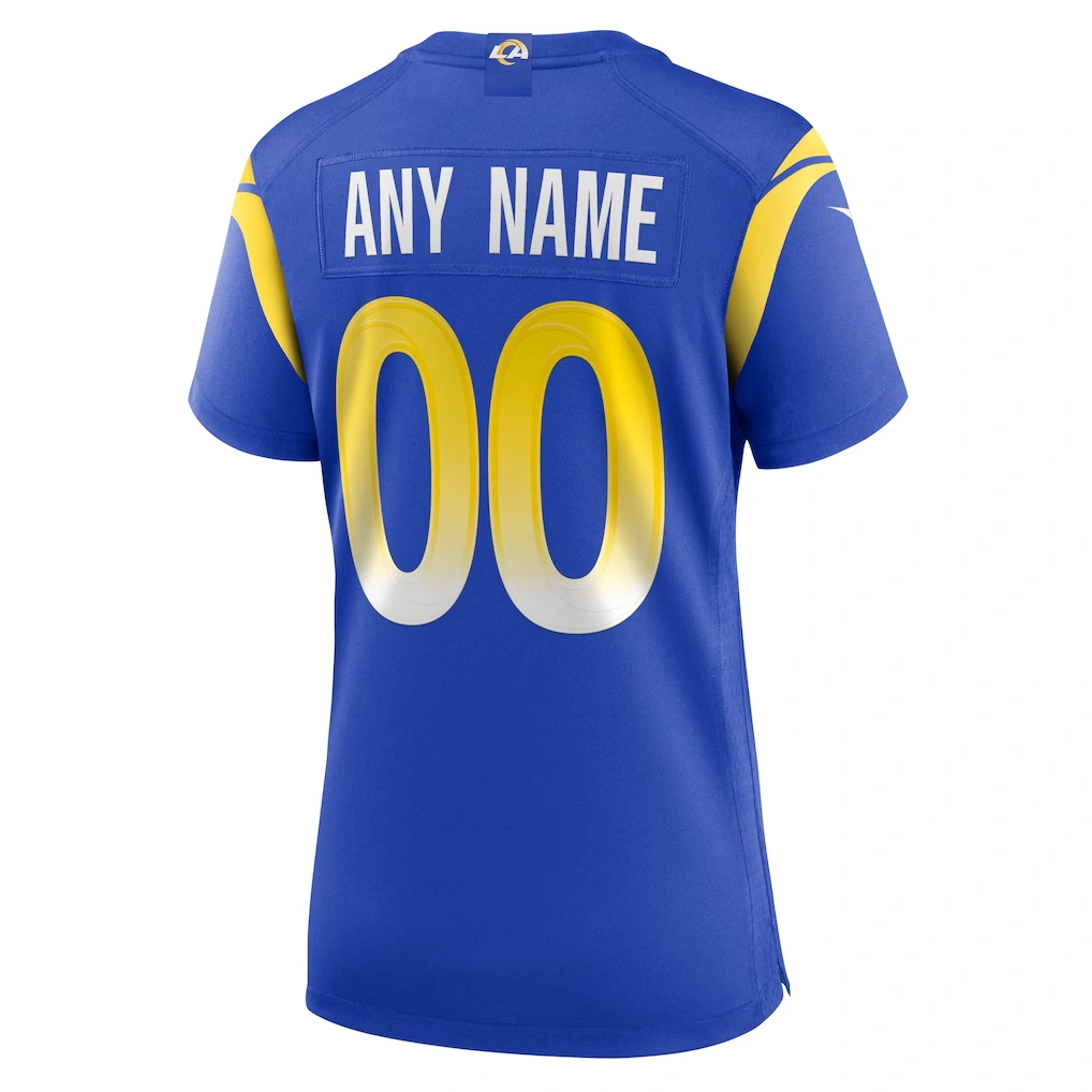 Women's Nike Los Angeles Rams Royal Custom Game Jersey