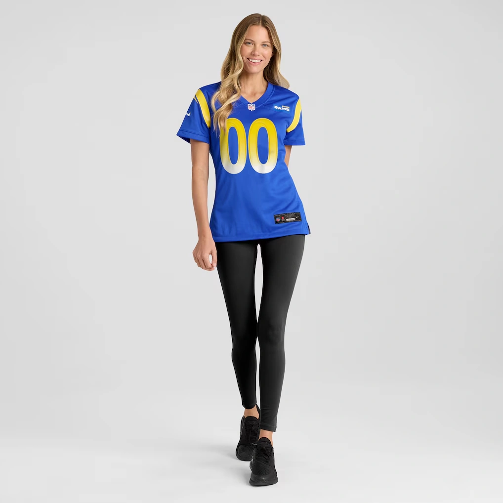 Women's Nike Los Angeles Rams Royal Custom Game Jersey