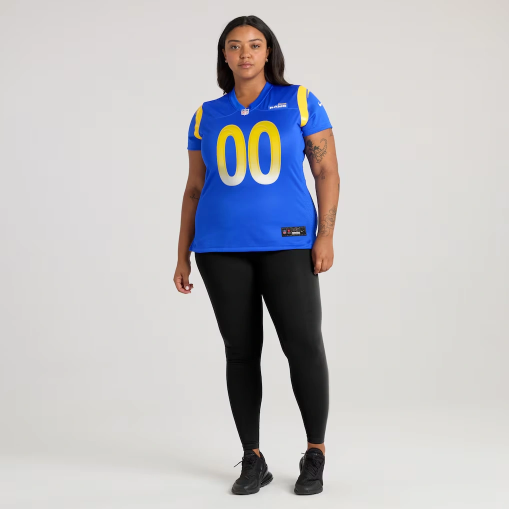 Women's Nike Los Angeles Rams Royal Custom Game Jersey