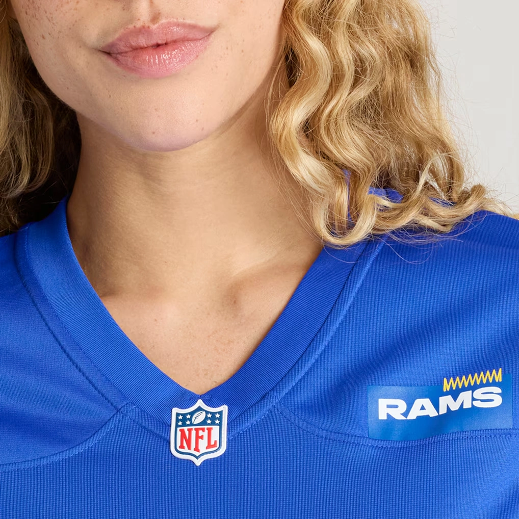 Women's Nike Los Angeles Rams Royal Custom Game Jersey