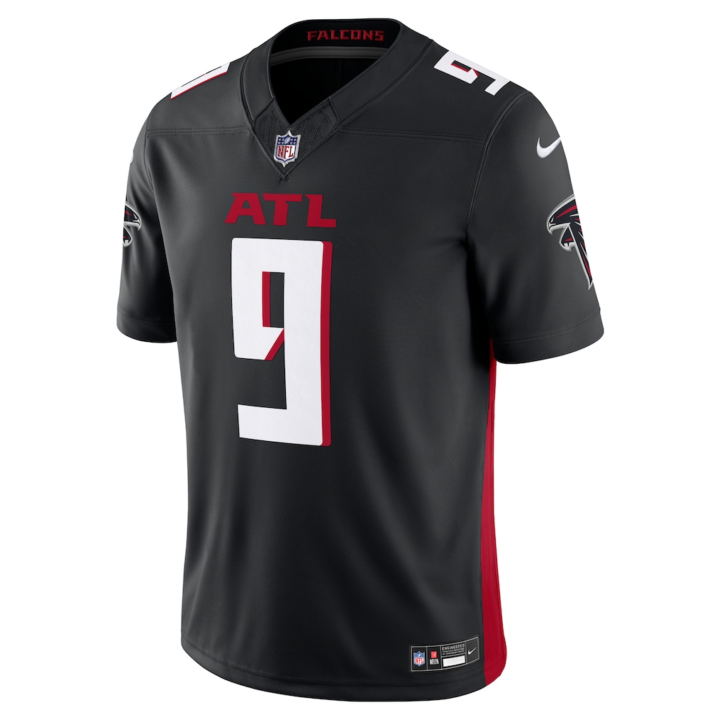 Men's Atlanta Falcons Michael Penix Jr. Nike Black Vapor F.U.S.E. Limited Jersey