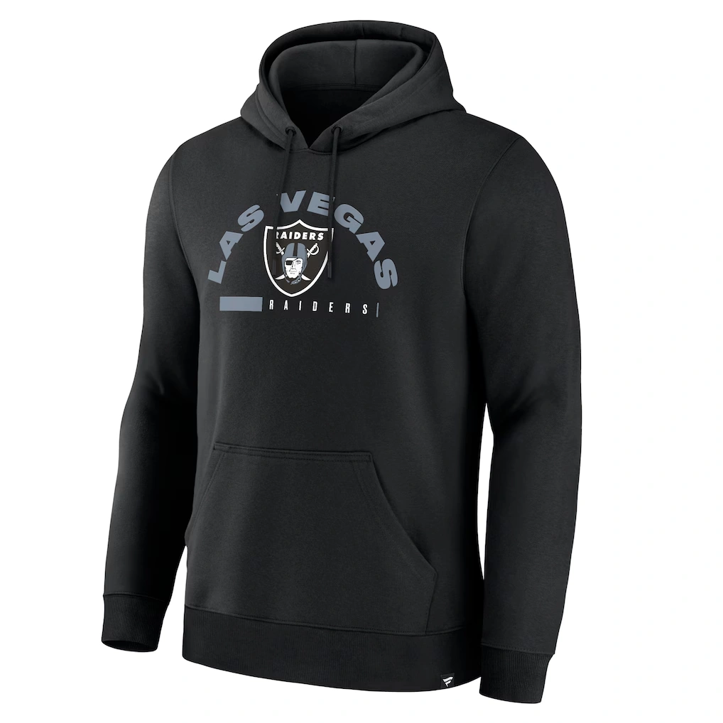 Men's Las Vegas Raiders Fanatics Black Delay of Game Legacy Pullover Hoodie
