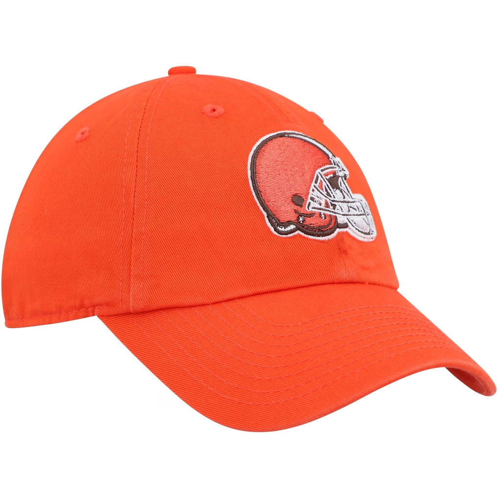 Men's Cleveland Browns '47 Orange Clean Up Primary Adjustable Hat