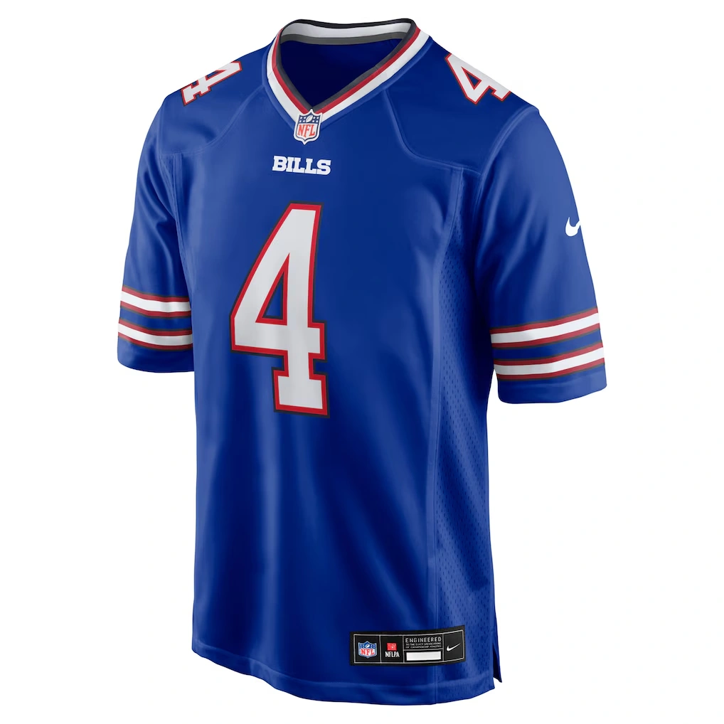 Men's Buffalo Bills James Cook III Nike Royal Team Game Jersey