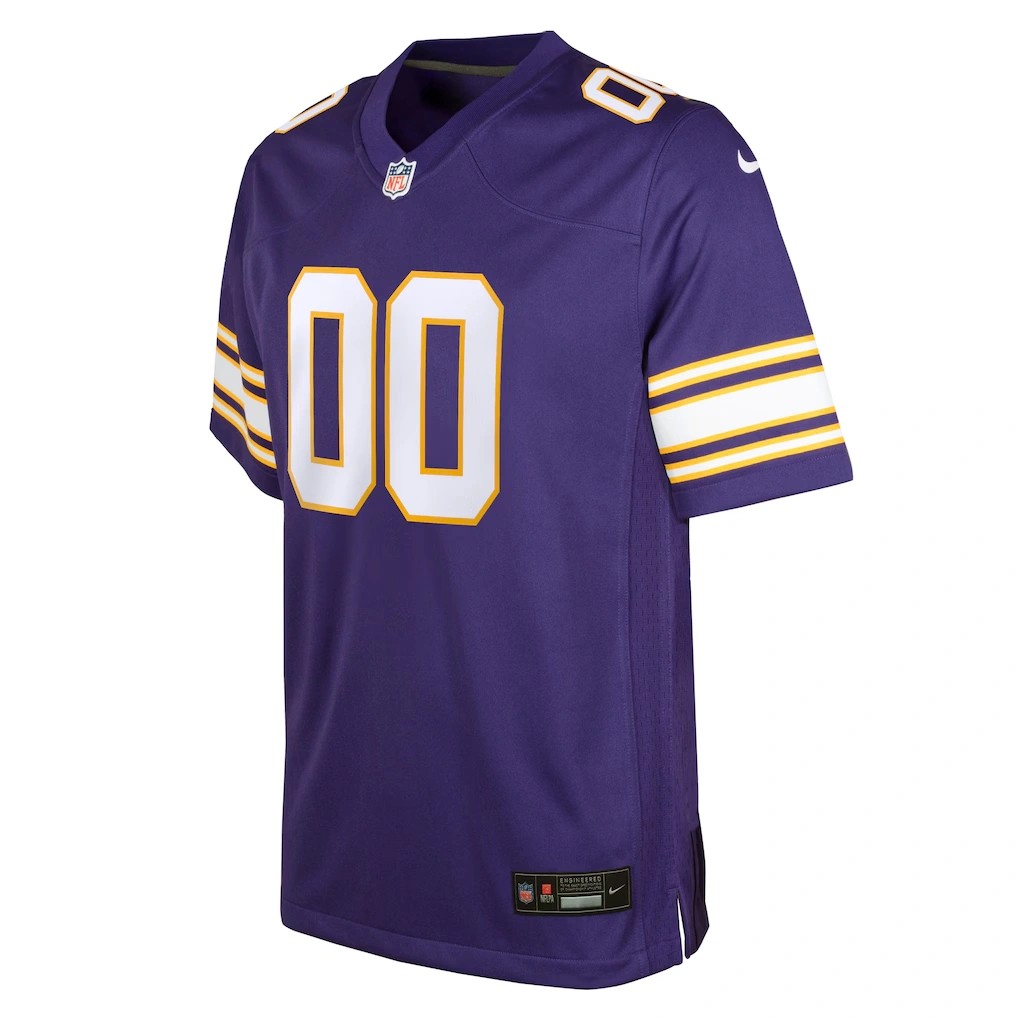 Youth Minnesota Vikings Nike Purple Classic Custom Game Jersey