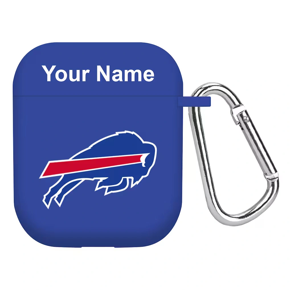 Buffalo Bills Royal Personalized AirPods Case Cover