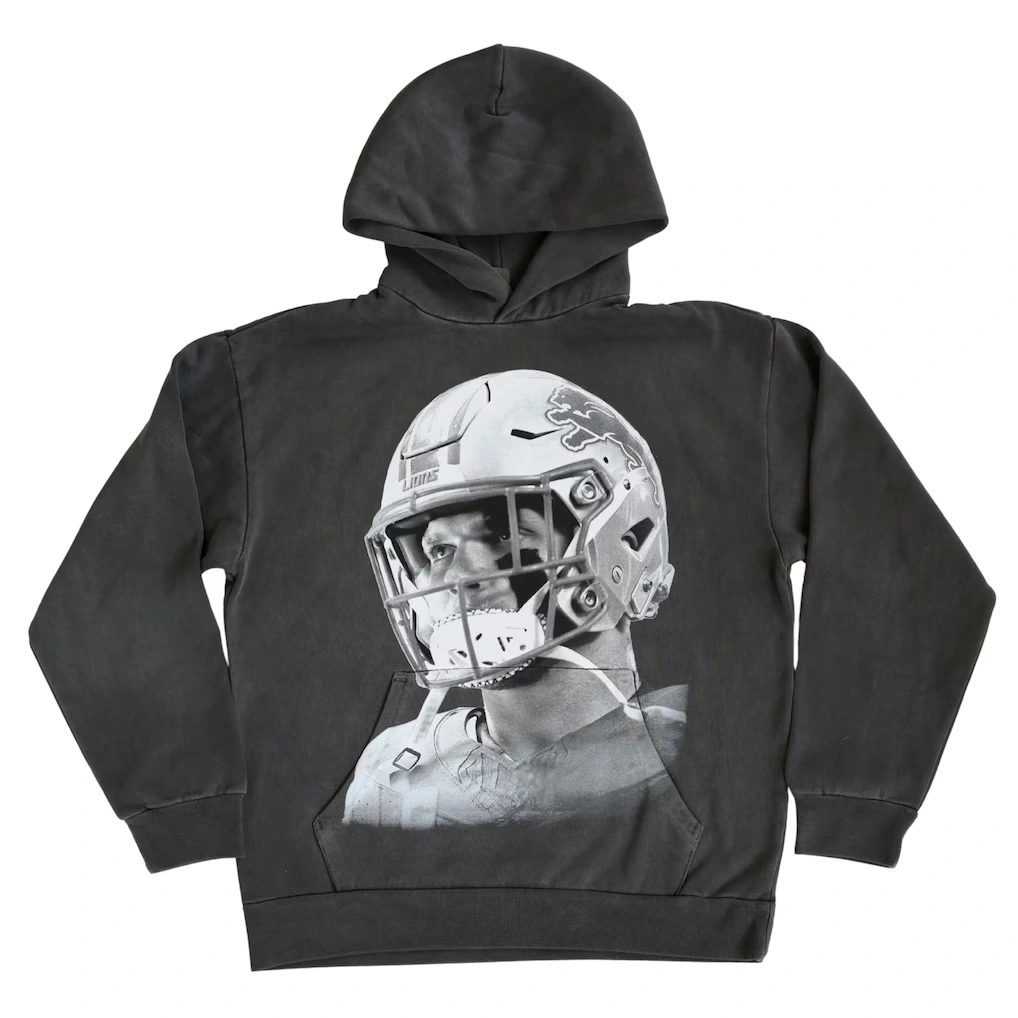 Unisex Aidan Hutchinson Charcoal House of Hutch x Detroit Lions Game Face Hoodie