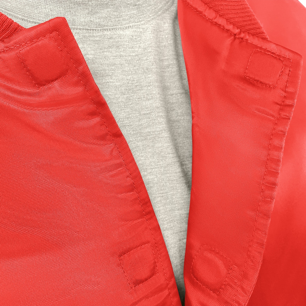 Men's Kansas City Chiefs G-III Sports by Carl Banks Red Adaptive Team Graphic Satin Full-Snap Varsity Jacket