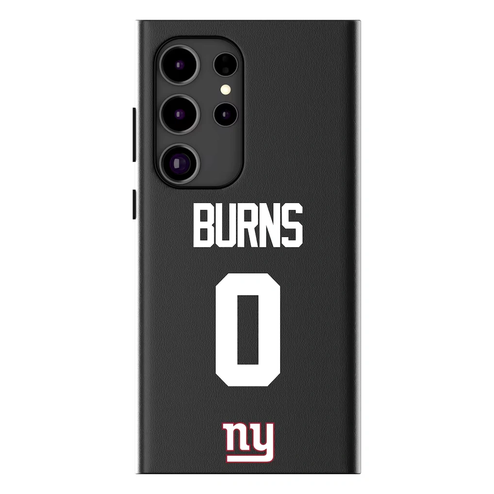 New York Giants Brian Burns Keyscaper Black Galaxy Magnetic Bump Case