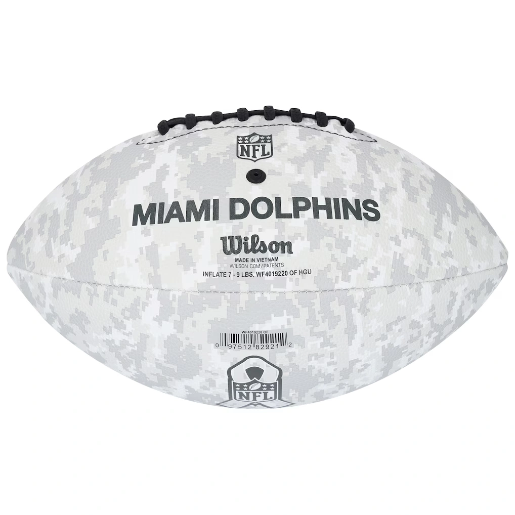 Tua Tagovailoa Miami Dolphins Autographed Fanatics Authentic Wilson 2024 Salute To Service Football