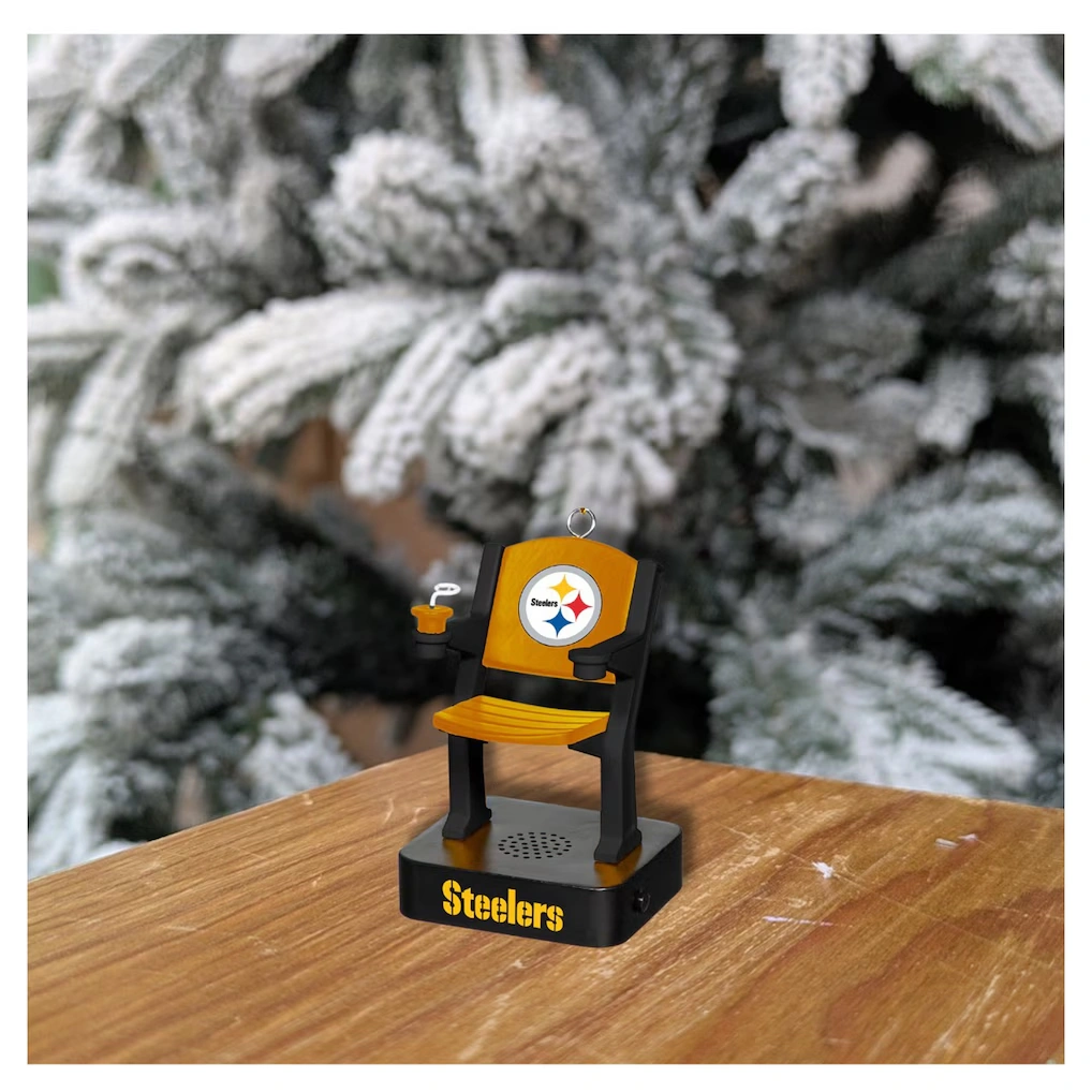 Pittsburgh Steelers Stadium Seat Ornament with Sound