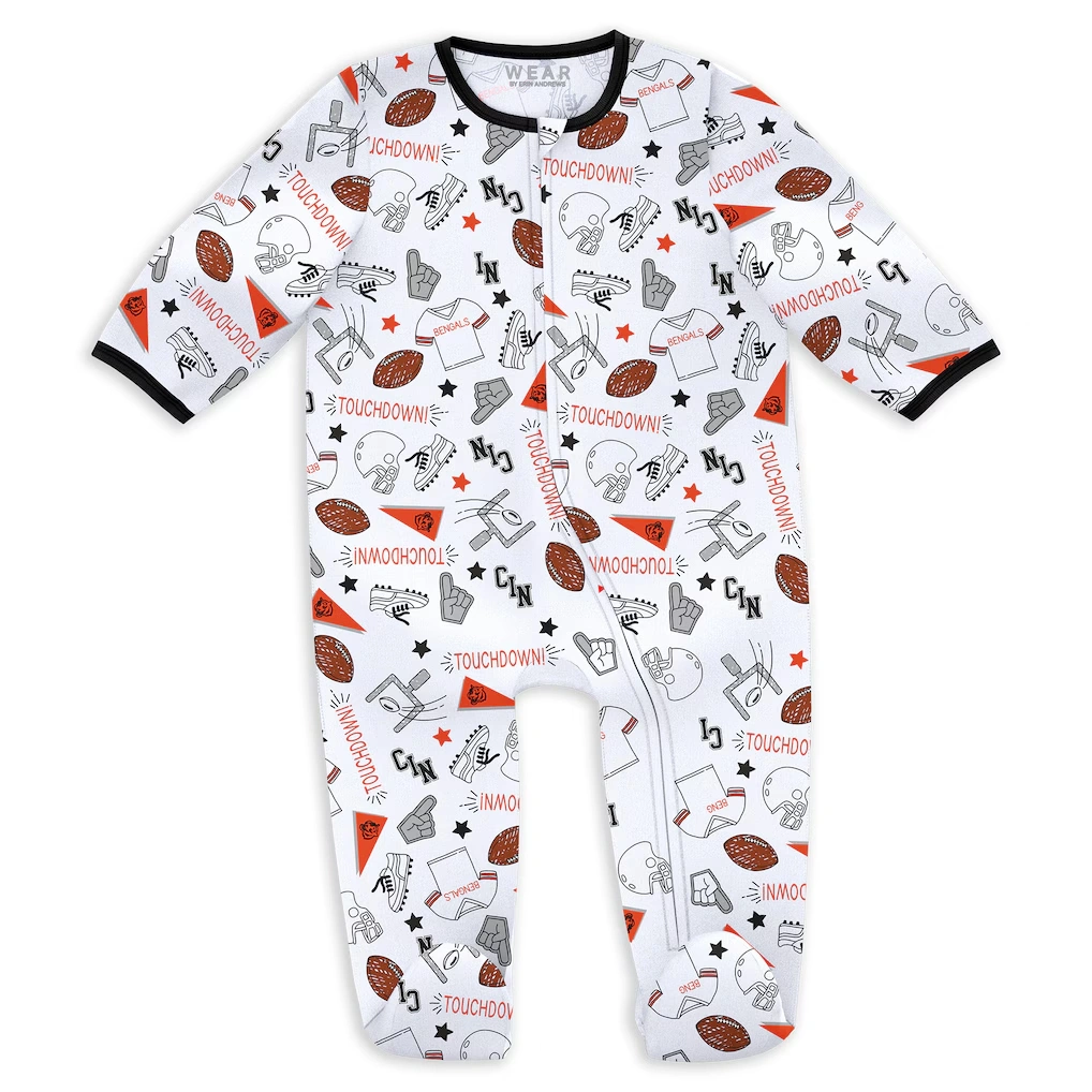 Newborn & Infant Cincinnati Bengals WEAR by Erin Andrews Sleep & Play Set