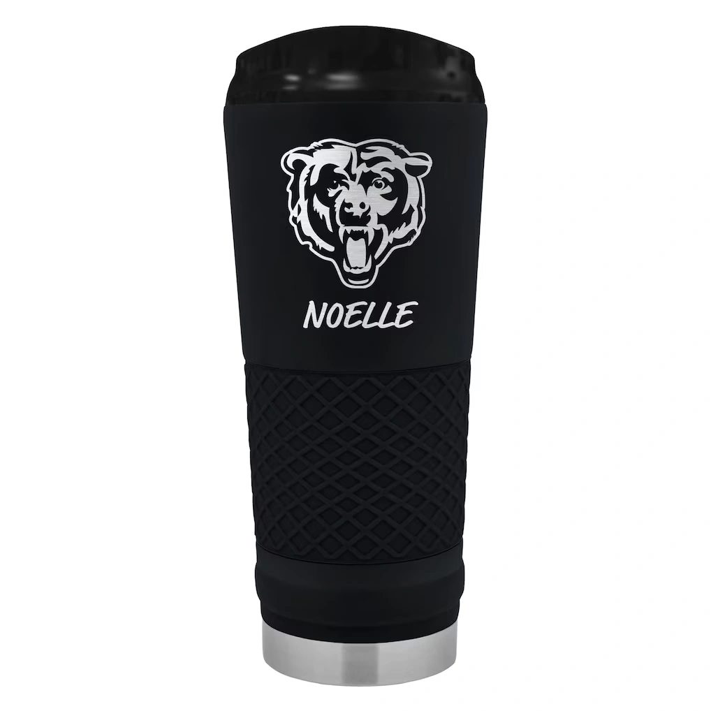 Chicago Bears Black 24oz. Personalized Stealth Draft Beverage Cup