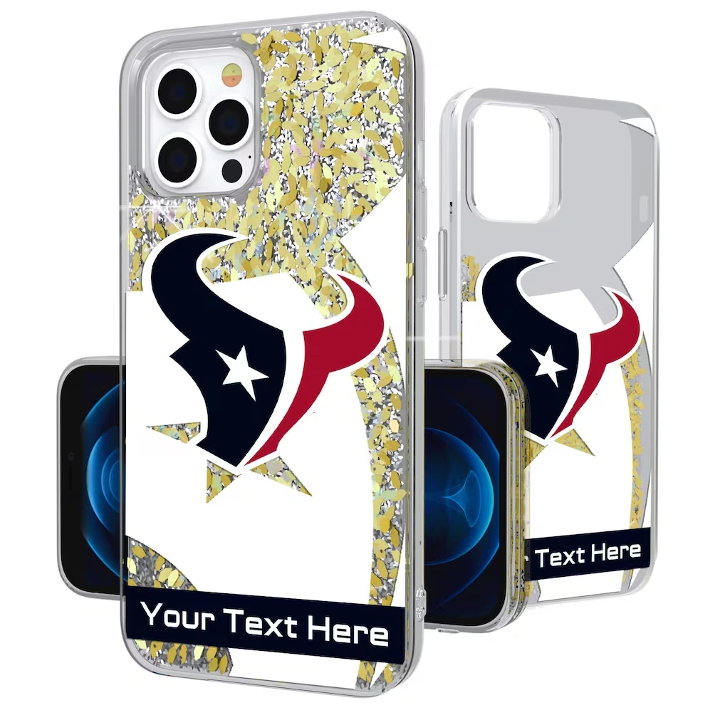 Houston Texans Personalized Tilt Design iPhone Glitter Phone Case 5 Houston Texans Personalized Tilt Design iPhone Glitter Phone Case