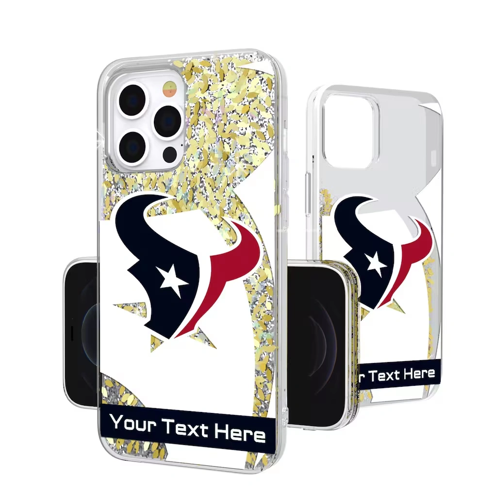 Houston Texans Personalized Tilt Design iPhone Glitter Phone Case 6 Houston Texans Personalized Tilt Design iPhone Glitter Phone Case