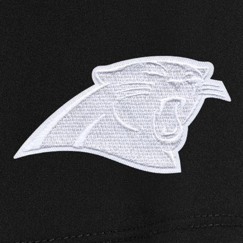 Women's Carolina Panthers Antigua Black Chip Skort