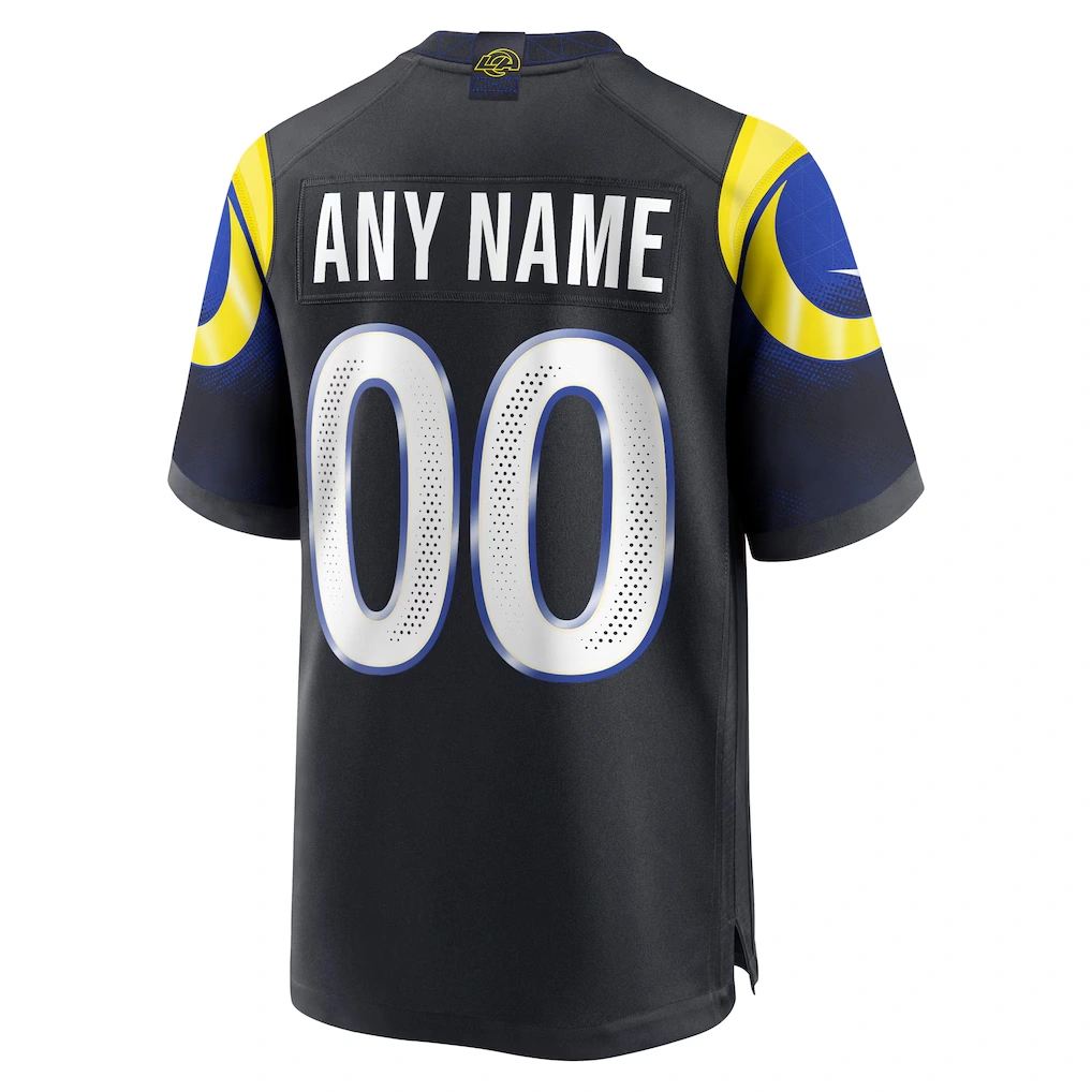 Men's Los Angeles Rams Nike Midnight Blue 2025 Rivalries Collection Custom Game Jersey
